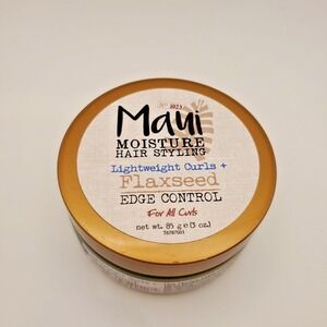 Maui Moisture Hair Styling Lightweight Curls Flaxseed Edge Control 3oz